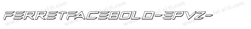 FerretFaceBold-3pvz字体转换