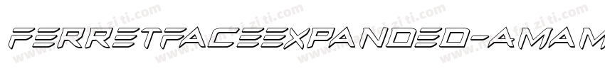 FerretFaceExpanded-AMam字体转换