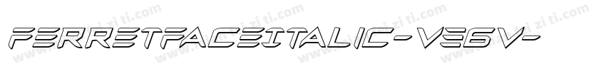 FerretFaceItalic-V36V字体转换