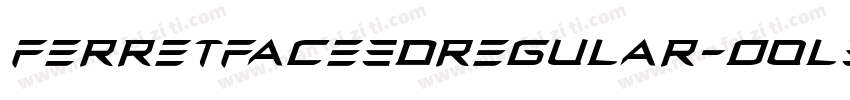 FerretFace3DRegular-O0l3字体转换