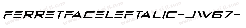 FerretFaceLeftalic-jw67字体转换