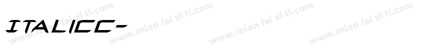 ItalicC字体转换