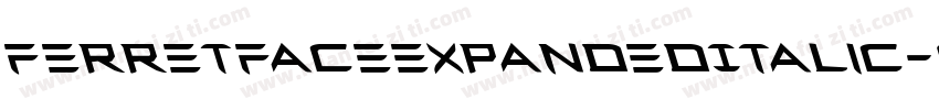 FerretFaceExpandedItalic-qgR0字体转换