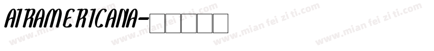 AIRAMERICANA字体转换