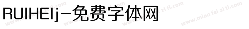 RUIHEIj字体转换