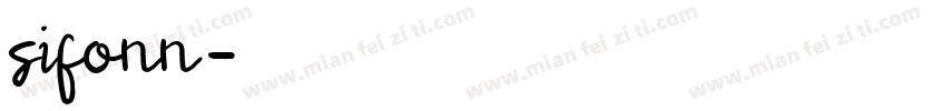 sifonn字体转换
