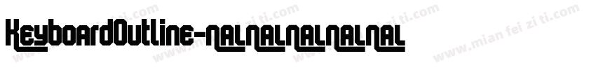 KeyboardOutline字体转换