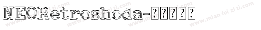 NEORetroshoda字体转换