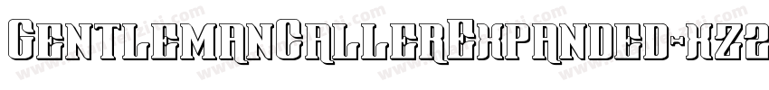 GentlemanCallerExpanded-xz2m字体转换
