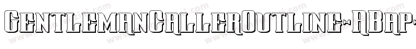 GentlemanCallerOutline-ABap字体转换