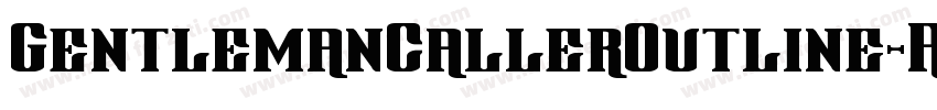 GentlemanCallerOutline-ABap字体转换