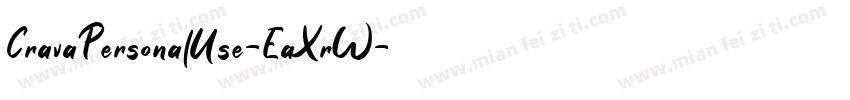 CravaPersonalUse-EaXrW字体转换