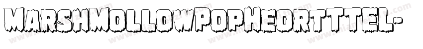 MarshMollowPopHeortTTEL字体转换