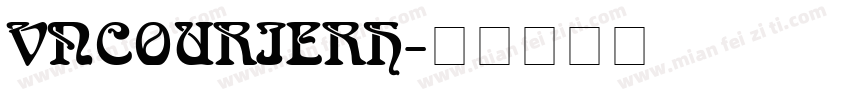 VNCourierH字体转换