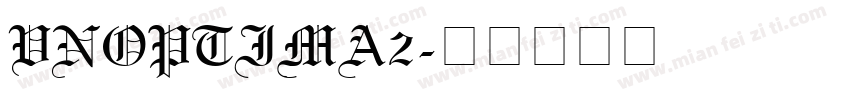 VnOptima2字体转换