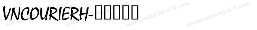 VNCourierH字体转换