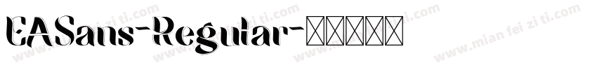 EASans-Regular字体转换