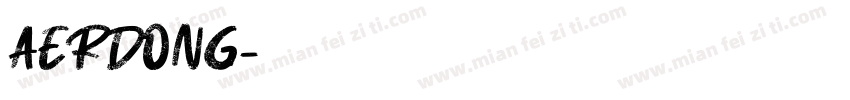 AERDONG字体转换
