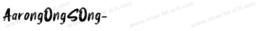 AarongOngSOng字体转换