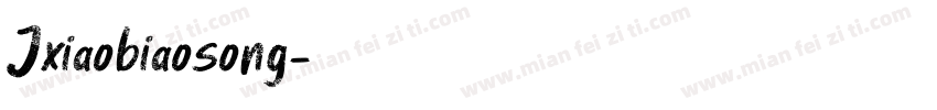 Jxiaobiaosong字体转换
