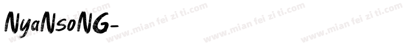 NyaNsoNG字体转换