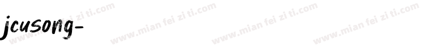 jcusong字体转换