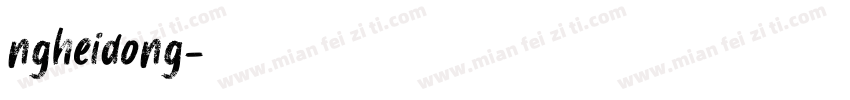 ngheidong字体转换