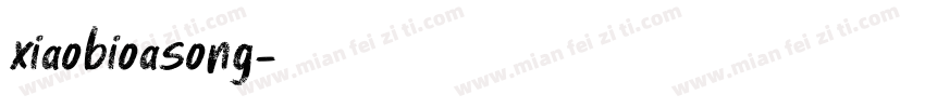 xiaobioasong字体转换