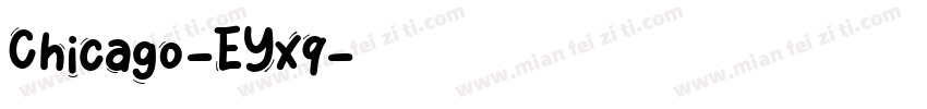 Chicago-EYx9字体转换