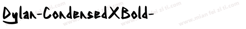 Dylan-CondensedXBold字体转换
