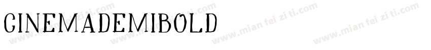 CinemaDemiBold字体转换