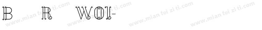 BalconRoundW01字体转换