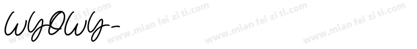 WYOWY字体转换