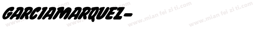 GarciaMarquez字体转换