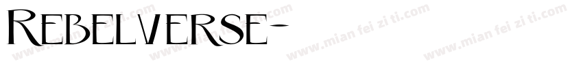 Rebelverse字体转换