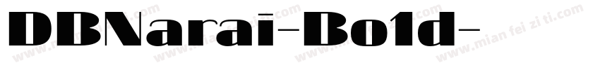 DBNarai-Bo1d字体转换