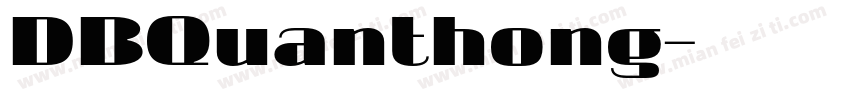 DBQuanthong字体转换
