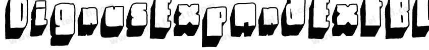 DignusExpandExtBlck字体转换