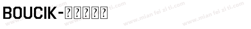 Boucik字体转换