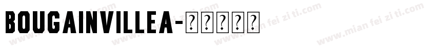 Bougainvillea字体转换