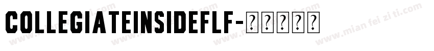 CollegiateInsideFLF字体转换