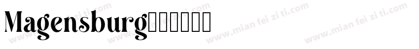 Magensburg字体转换