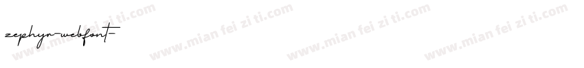 zephyr-webfont字体转换