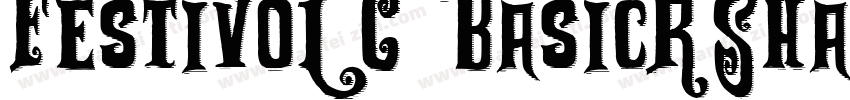 FestivoLC-BasicRShad字体转换