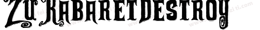 ZuKabaretDestroy字体转换