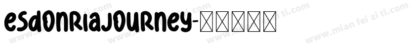 esdonriajourney字体转换