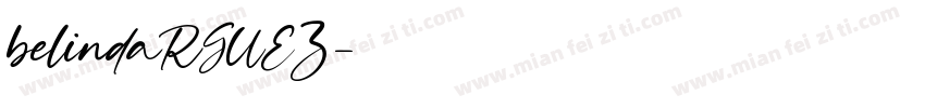 belindaRGUEZ字体转换