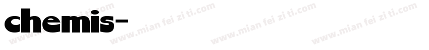 chemis字体转换