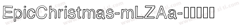 EpicChristmas-mLZAa字体转换