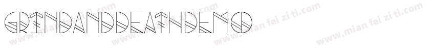 GrindAndDeathDemo字体转换